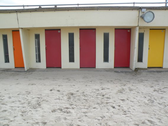  portes des cabines de plage